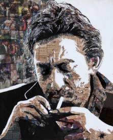 Jean Jacques VENTURINI - Gainsbourg paper/3 -" Newspaper'art"