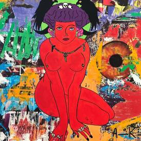 Annie Krebs - AK la Rousse - AK la rousse-Lilith-acrylique.jpg