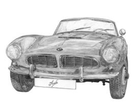 Maestro AMILA - BMW 507 - 1955