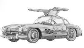 Maestro AMILA - Mercedes-Benz 300SL - 1954