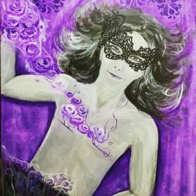 Daciana ANDRONE - On the bed of purple roses