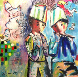 Jean-louis AZENCOTT - Un sac de billes 60 x 60 cm  - copie.jpg