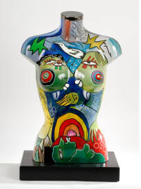 Jean-louis AZENCOTT - ''La pie'' - Face A - H 60 cm Base 25 cm - copie 2.png