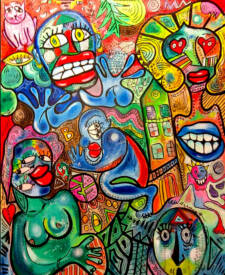 Jean-louis AZENCOTT - '' AVATAR '' 92X73 CM - AZENCOTT - copie.png