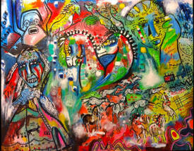 Jean-louis AZENCOTT - '' Sitting-Bull '' A:T 92x73 cm - 2015 - AZENCOTT - copie.png