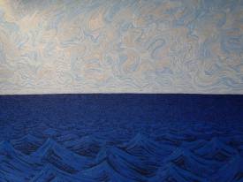 Gabriel BAPTISTE - The Great Blue (1,95 x 1,14).JPG