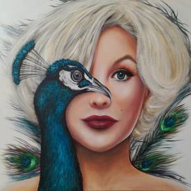 Estelle BARBET - The blonde and the peacock