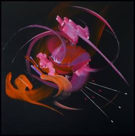 Martine BELFODIL - Peinture abstraite Songe d'une nuit