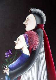  BENOIT-BASSET - 13- Le couple aux iris- 60F(130cm x 97cm)..JPG