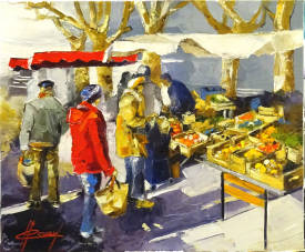 Jean Yves BERNARD - 542  Marché en Hiver 3.24.JPG