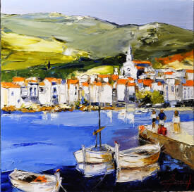 Jean Yves BERNARD - 582 Barques à Cadaqués 7.26.JPG