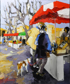 Jean Yves BERNARD - 576 marché d'hiver  Collioure  1.26.JPG