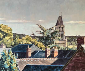 Frédéric BERNARDI - Vue de  l'atelier Huile sur toile 54 cm x 65 cm .jpg
