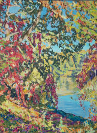 Frédéric BERNARDI - BORD DE SEINE AUTOMNE III Huile sur toile  73 cm x 54 cm.jpg