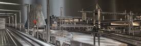 Leslie BERTHET LAVAL - VENDUE "Industrial view" 60x180 cm INOX