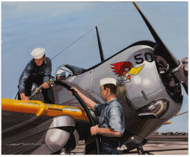 Alain BERTRAND - Le plein des reservoirs  73 X 60 CM 3600 EUROS..png