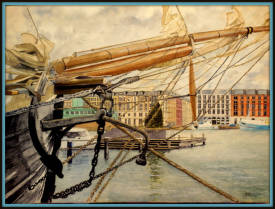 Patrick BIGEON - Voilier Anglais dans le port de Copenhague