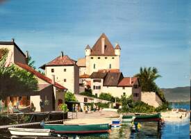 Patrick BIGEON - Yvoire sur les bords du lac