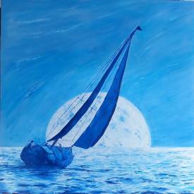 Nadia BONILAURI - Blue moon