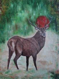 Nadia BONILAURI - Le cerf