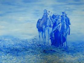 Nadia BONILAURI - L'homme bleu du désert