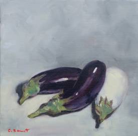 Claudine BONNET - Les3aubergines30X30.jpg