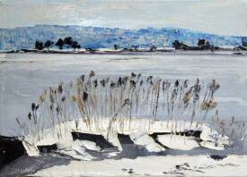 Sophie BOURGON - HIVER SUR LE LAC