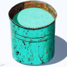 Stéphane BRAUD - Pot à pigment vert de chaux 90x90cm.JPG