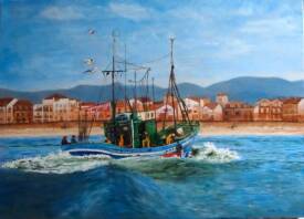 Patricia BRETEL - St Jean de Luz - 70 X 50 - VENDUE