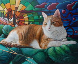 Jean Jacques BRIQUET - "Chat Magesté"