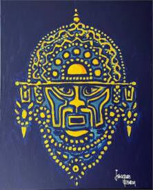 Jacques BRU - Masque inca