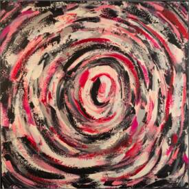 Jacques BRU - Énergies roses/rouges