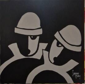 Jacques BRU - Les amants