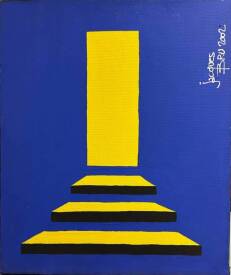 Jacques BRU - La porte jaune