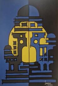 Jacques BRU - Ombre Bleu