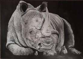 Evelyne CADRE - le repos du guerrier