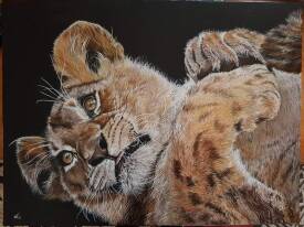 Evelyne CADRE - jeune lionne