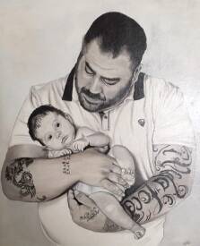 Evelyne CADRE - l'ours et la poupée