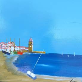 Bernard CAHUE - 399 2023 Collioure 50 x 50 VENDU.jpg