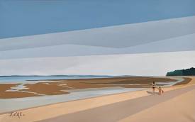 Jean CALMON - N° 420  Plage Pereire, 116 x 73 , 2023.jpg