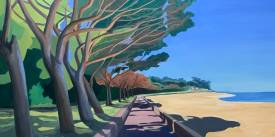 Jean CALMON - N° 404 Promenade R.Fleury Arcachon, 100 x 50, 2022.jpg