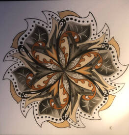 laurence CANICAVE - Mandala (sable)