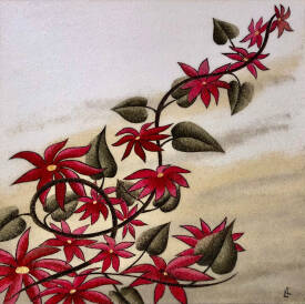 laurence CANICAVE - Clématites ( sable )