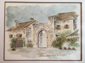 laurence CANICAVE - Yvoire (aquarelle)