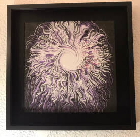 laurence CANICAVE - feux d'artifice ( sable )