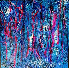 François Carrière de Glencoe - 2025-03- PSYCHEDELIC JUNGLE - 50 X 50