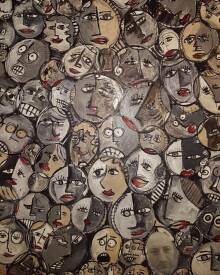 Franck CÉLAIRE - Les VISAGES GRIS