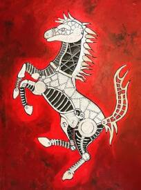 Franck CÉLAIRE - le Cheval FERRARI