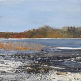 Humbertine CHALMIN - La Loire à Saint Genouph 50x50cm.jpg