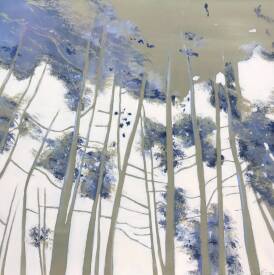 Humbertine CHALMIN - Cimes - Ac. sur toile -100x100cm jpeg.jpeg